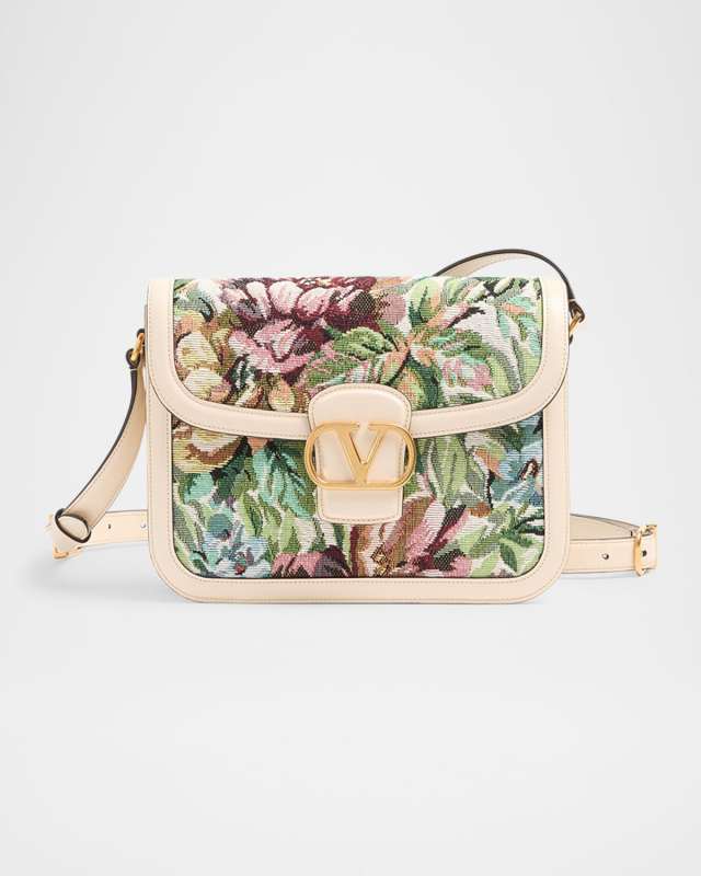 9 to 5 Jacquard Voyage VLOGO Shoulder Bag